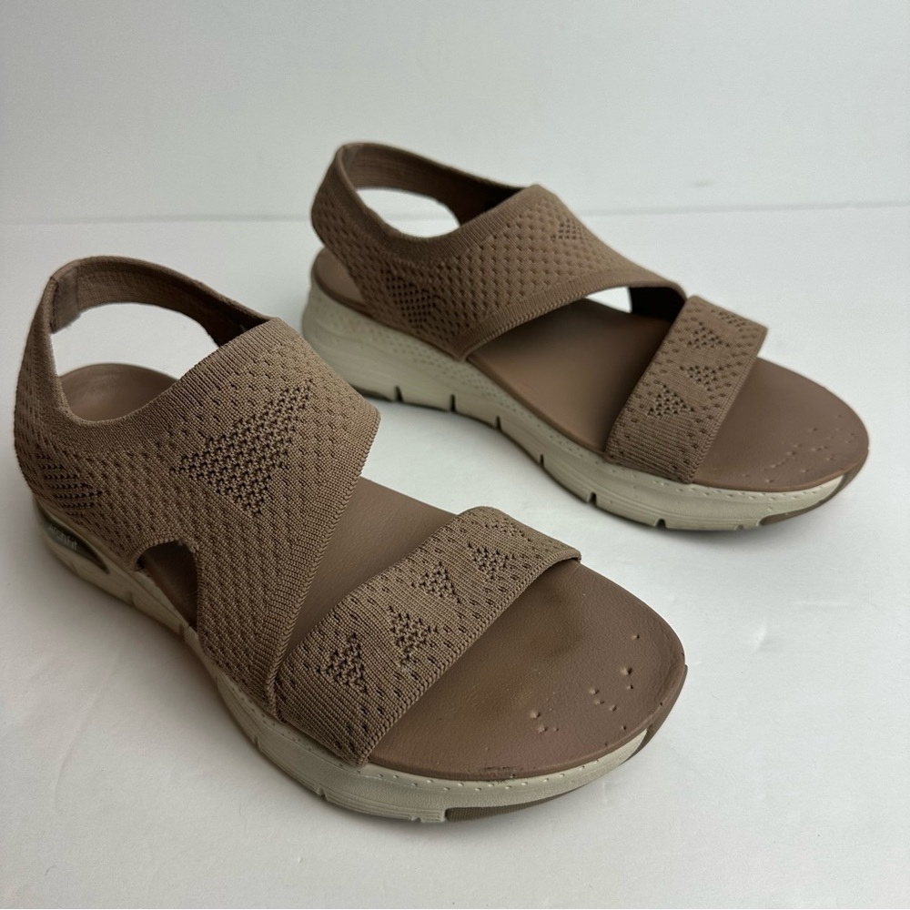 Comfort Knit Brown Women’s Sport Sandals
